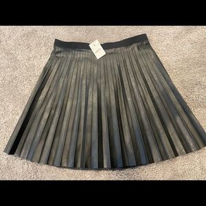 Faux Leather Skirt
